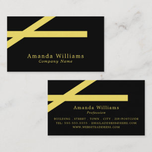 Bold Stripes, Minimalist Business Card