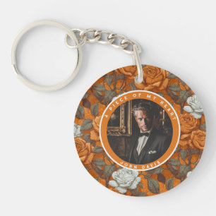 Bold-styled Gifts For Teenage Girls Gardenias Key Ring