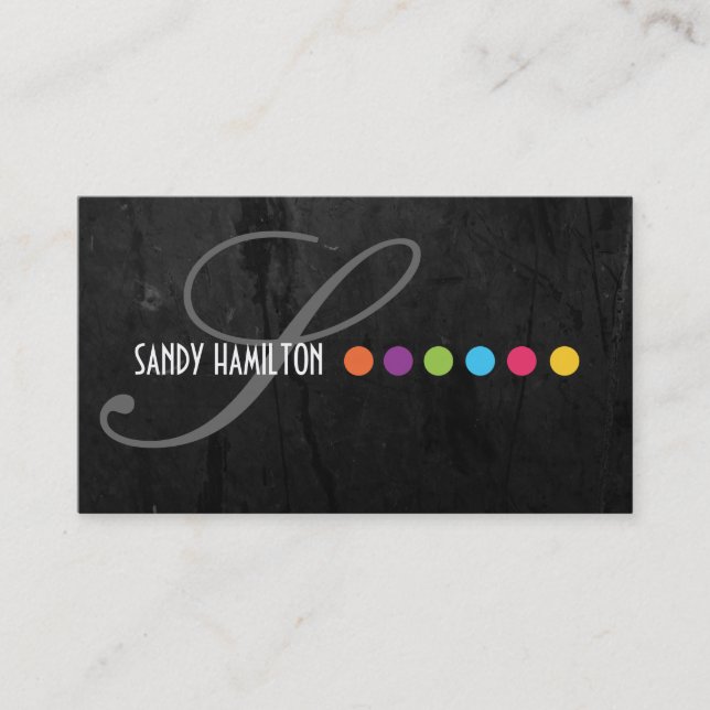 Bold Stylish Business Card (Front)