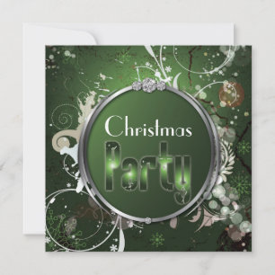 Bold Stylish & Modern Christmas Party Invitation