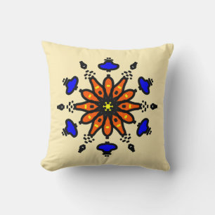Bold Sun Mandala Cushion