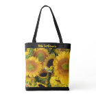Bold Sunflowers Farmers Market Bag
