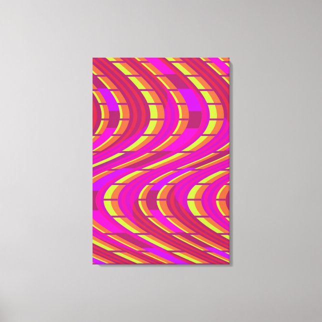 Bold Swirl Canvas Print (Front)