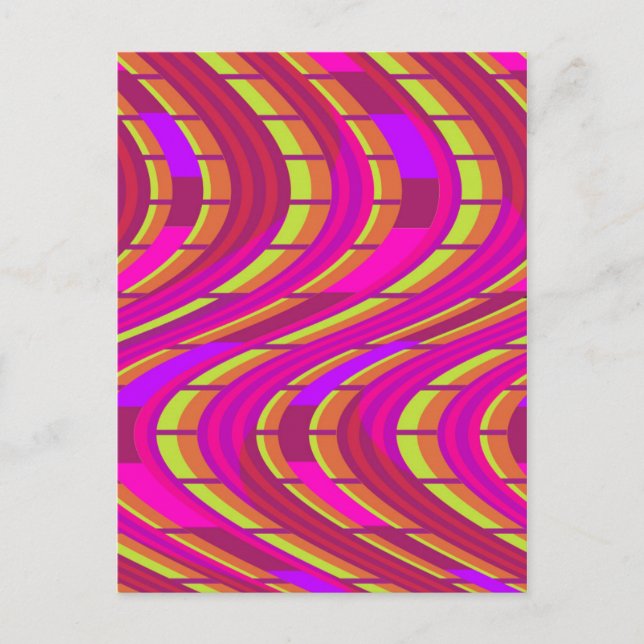 Bold Swirl Postcard (Front)