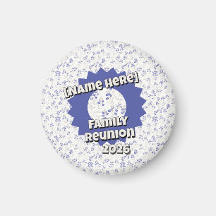 Bold Texas Bluebonnets, Family Reunion, Magnet