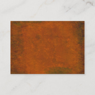 Bold textured copper look business card