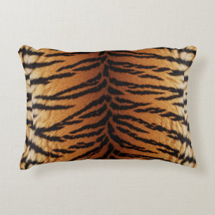 🐅 Bold Tiger Stripe Animal Print Style 🐅 Decorative Cushion