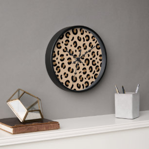 Bold Tiger Stripe Pattern – Animal Print Design Clock