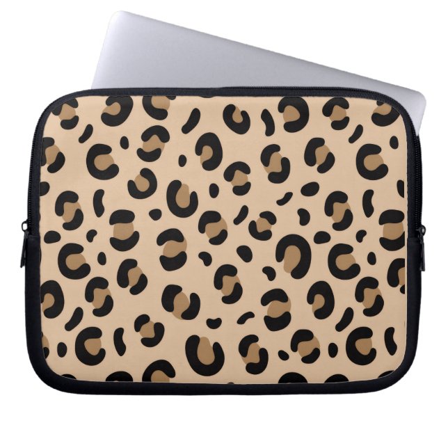 Bold Tiger Stripe Pattern – Animal Print Design Laptop Sleeve (Front)