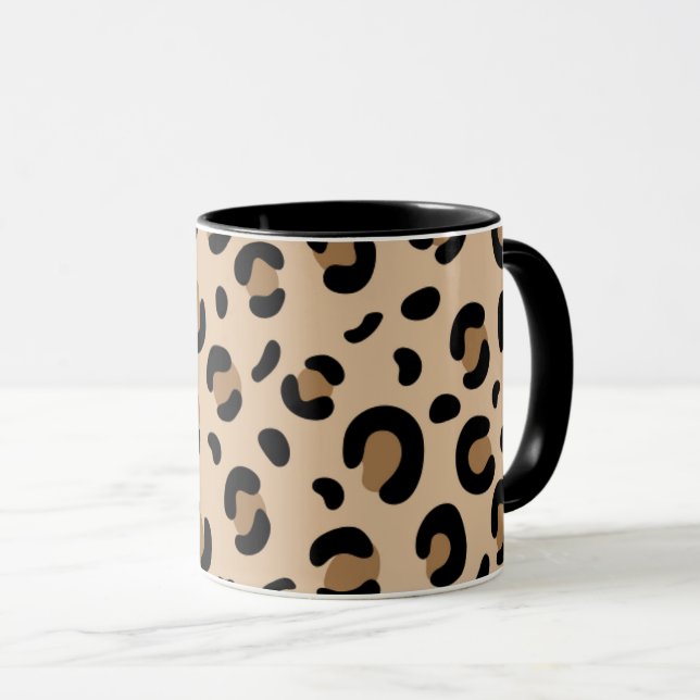 Bold Tiger Stripe Pattern – Animal Print Design Mug (Front Right)