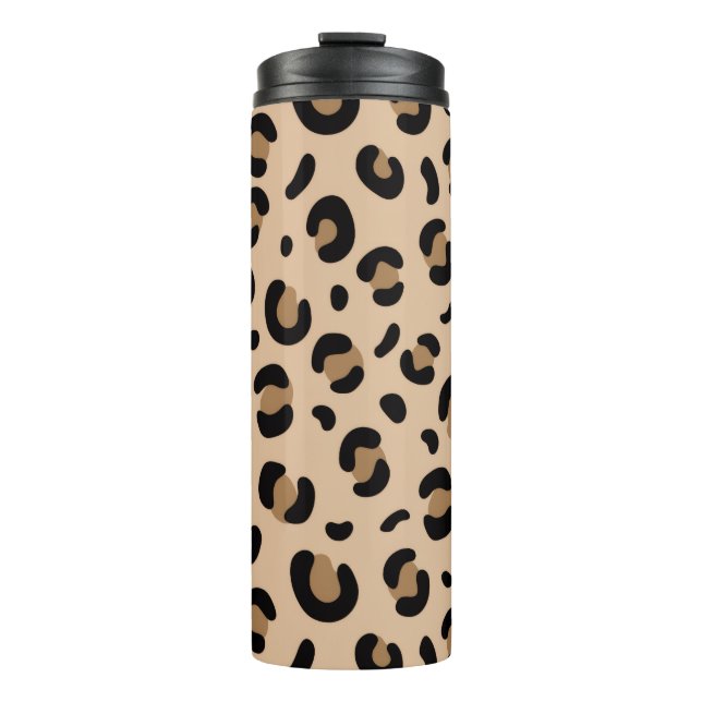 Bold Tiger Stripe Pattern – Animal Print Design Thermal Tumbler (Front)