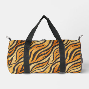 Bold Tiger Stripe Pattern – Exotic Animal Print Duffle Bag