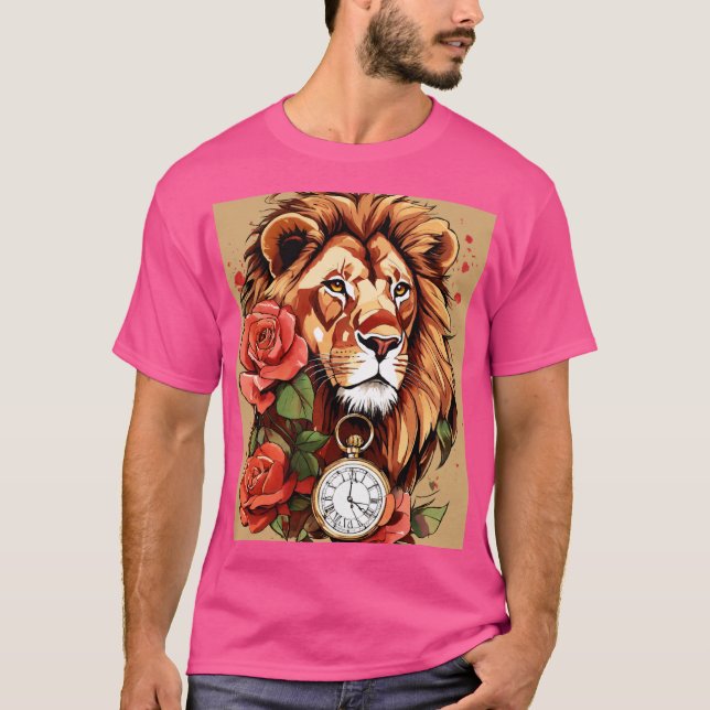 "Bold & Timeless: American Traditional Tattoo Desi T-Shirt (Front)