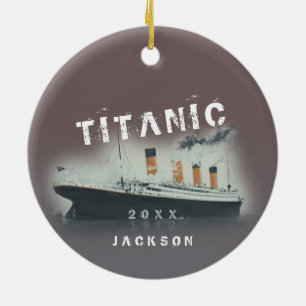 Bold Titanic Ceramic Tree Decoration
