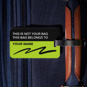 Bold Trendy Modern Best Baggage Tags