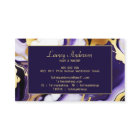 Bold Trendy purple yellow Gold faux marble
