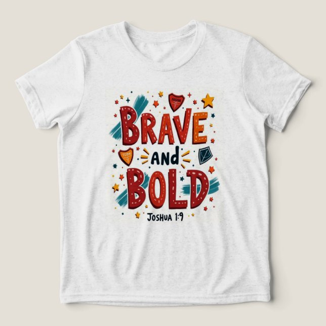 Bold Tri-Blend Shirt (Design Front)