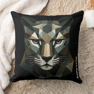 "Bold Triangular Form" Throw Pillow