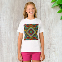 Bold Tribal Geometric Pattern Colourful Ethnic Boh