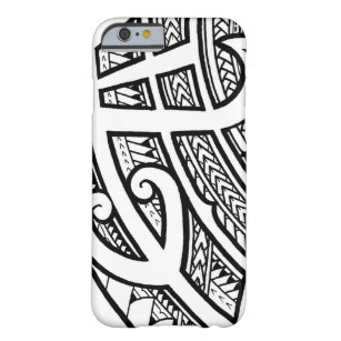 Bold tribal tattoo Island design with spearheads Barely There iPhone 6 Case