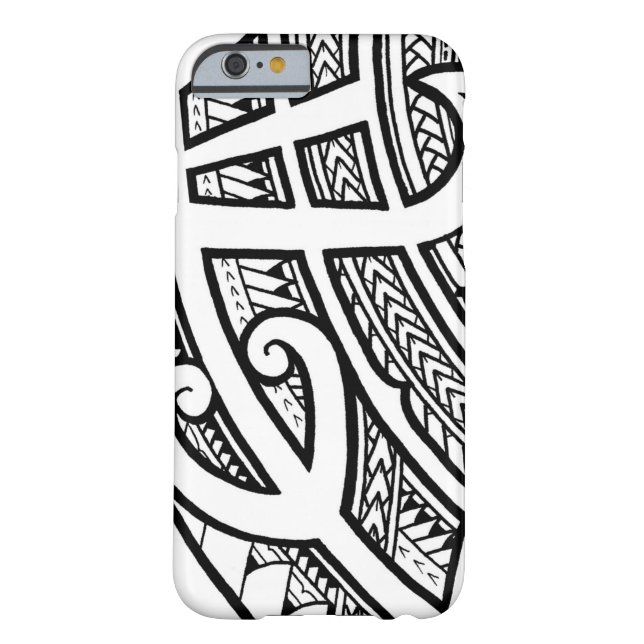 Bold tribal tattoo Island design with spearheads Case-Mate iPhone Case (Back)