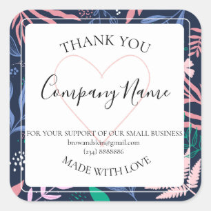 Bold Tropical Botanical Product Label Vibrant 