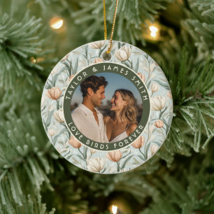 Bold Tulip Fantasy Beach Wedding Ceramic Tree Decoration