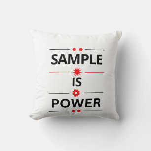 Bold Typography Quote Cushion