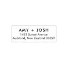 Bold Typography Self Inking Return Address Stamp