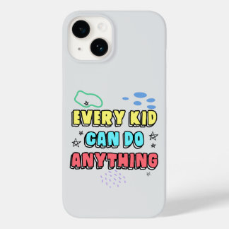 Bold Typography Statement Design for Kids Case-Mate iPhone 14 Case