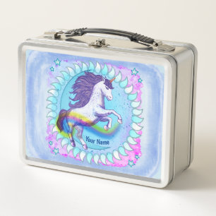 Bold Unicorn   Metal Lunch Box