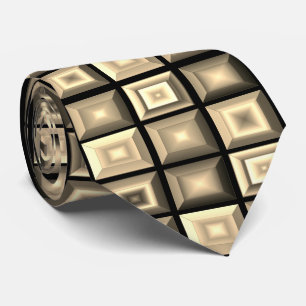 Bold Unusual Contemporary Abstract Geometric Tie