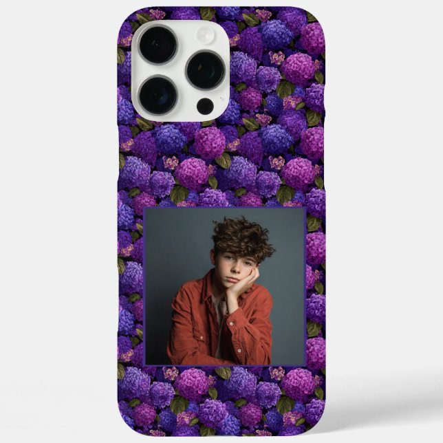 Bold Valentine'S Day Gift Hydrangeans Floral Custo Case-Mate iPhone Case (Back)