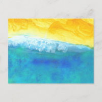 Bold Vibrant Abstract Seascape Painting