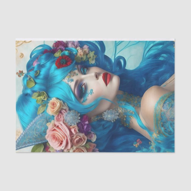 Bold Vibrant Victorian Decoupage Paper (Front)