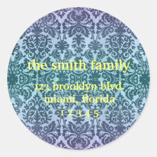 Bold Vintage Address Label Stickers