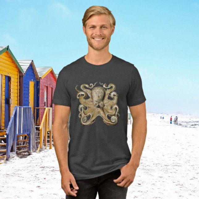 Bold Vintage Octopus Tri-Blend Shirt (Creator Uploaded)