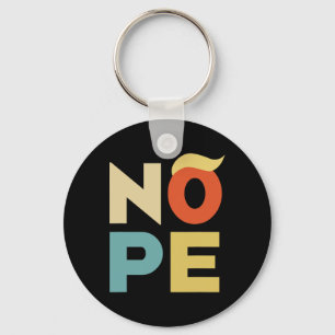 Bold Vintage Style Funny Anti-trump Key Ring