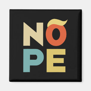 Bold Vintage Style Funny Anti-trump Magnet