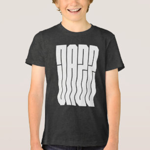 Bold wavy jazz logo design Tri-Blend shirt
