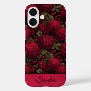 Bold Wedding Favours Hydrangeas Custom iPhone 16 Case