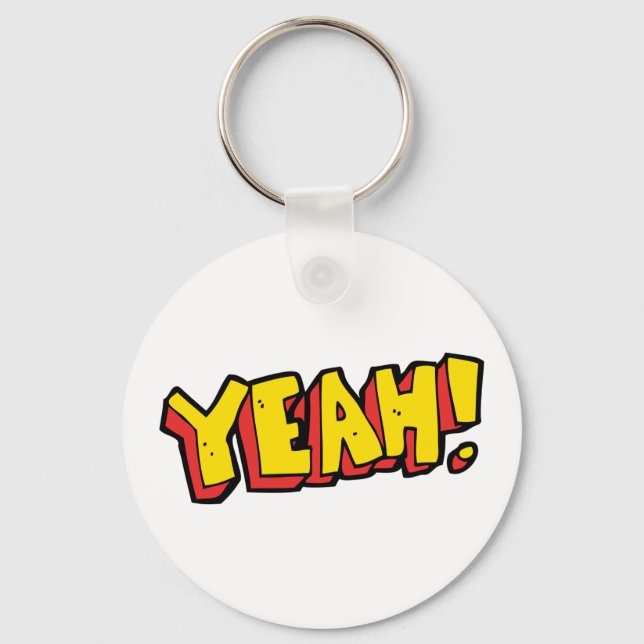 Bold Yeah Key Ring (Front)