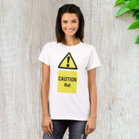 Bold Yellow Caution Hot Sign Safety