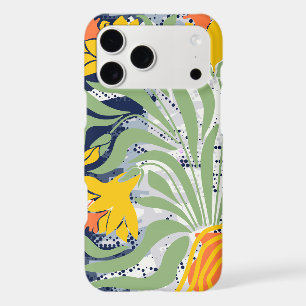 Bold Yellow Tropical Floral Phone Case