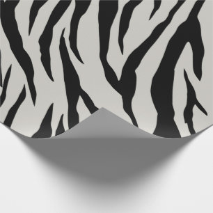 Bold Zebra Print Wrapping Paper