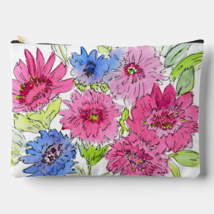 Boldest Bachelor Button Blooms Make-up Bag
