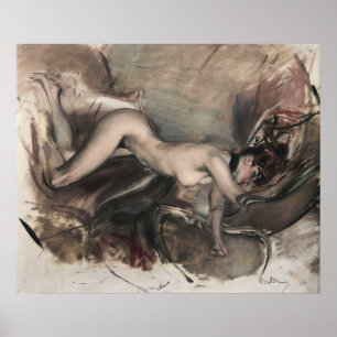 Boldini - Figure Of A Young Woman 1890 Poster