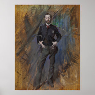 Boldini - John Singer Sargent 1890 Poster