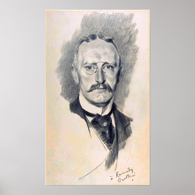 Boldini - Portrait Of Edward G. Kennedy Poster (Front)