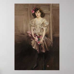 Boldini - Portrait Of Helen Victoria Crocker Russ… Poster